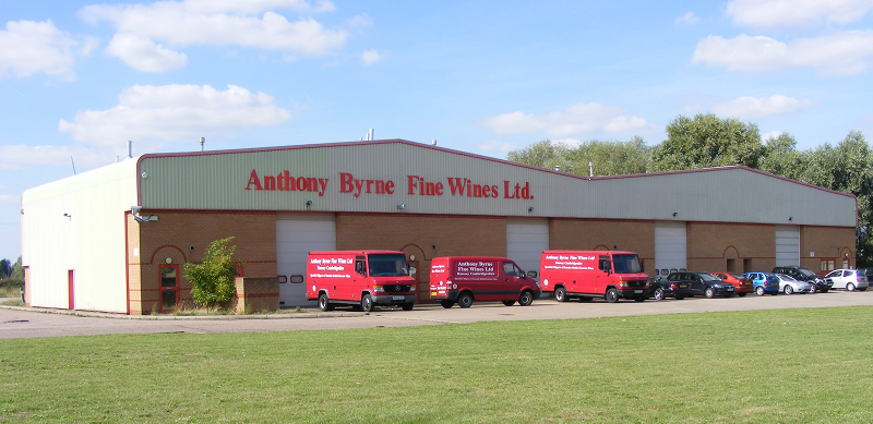 Our wine warehouse and vans